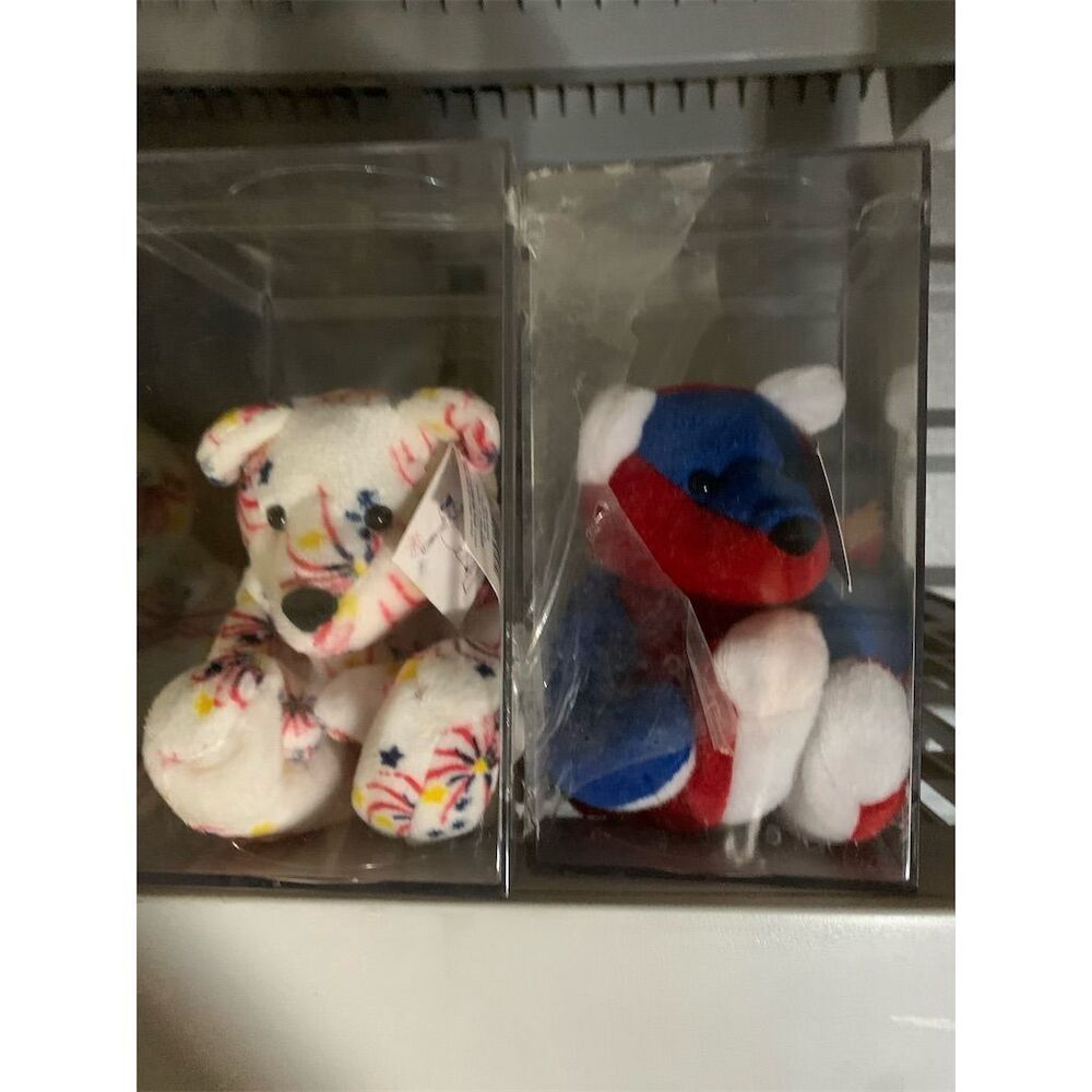 Salvino's‎ Bammers All American Collectors 2 Bears Set w/ Display Case